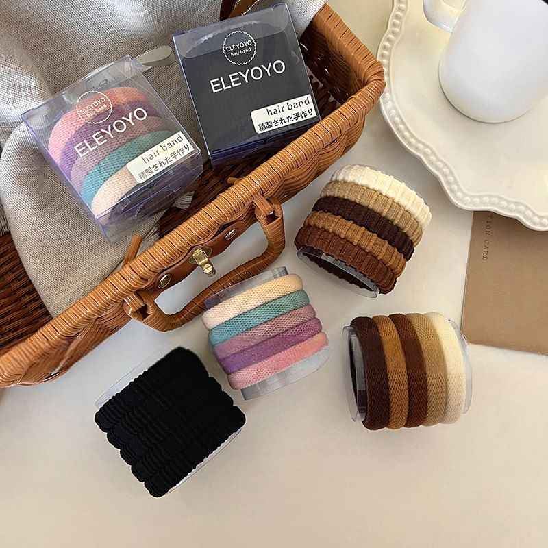 Plain Set of 5: Tie Hair