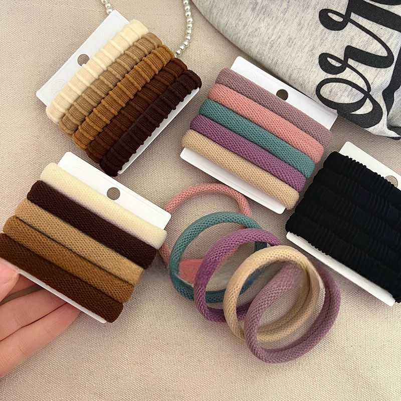 Plain Set of 5: Tie Hair