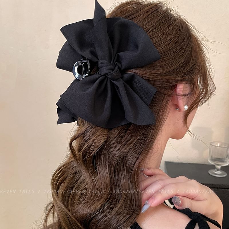 Bow Acrylic Hair Claw