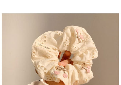 Applique Scrunchie Polka Cherry / (Various Designs) Dot
