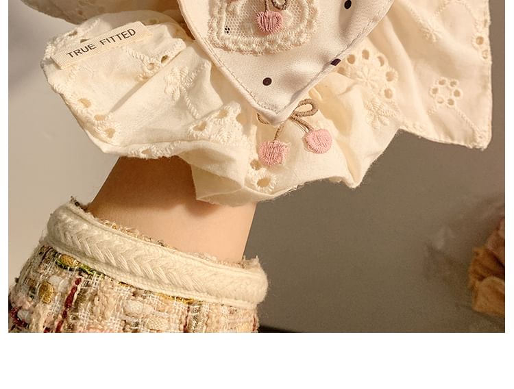 Applique Scrunchie Polka Cherry / (Various Designs) Dot