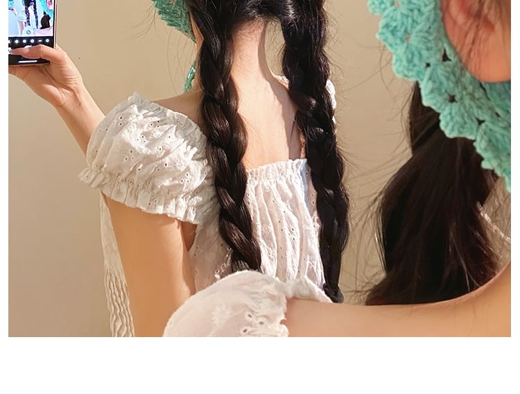 Floral Head Triangle Scarf