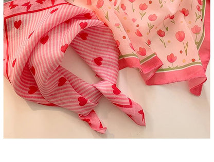 Linen Cotton Scarf (Various Print Designs) Head