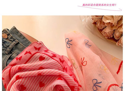 Linen Cotton Scarf (Various Print Designs) Head