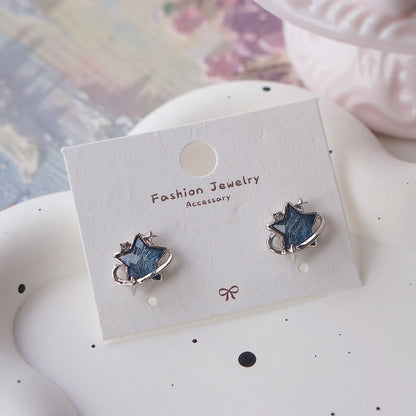 Clip Star Earring On Stud /