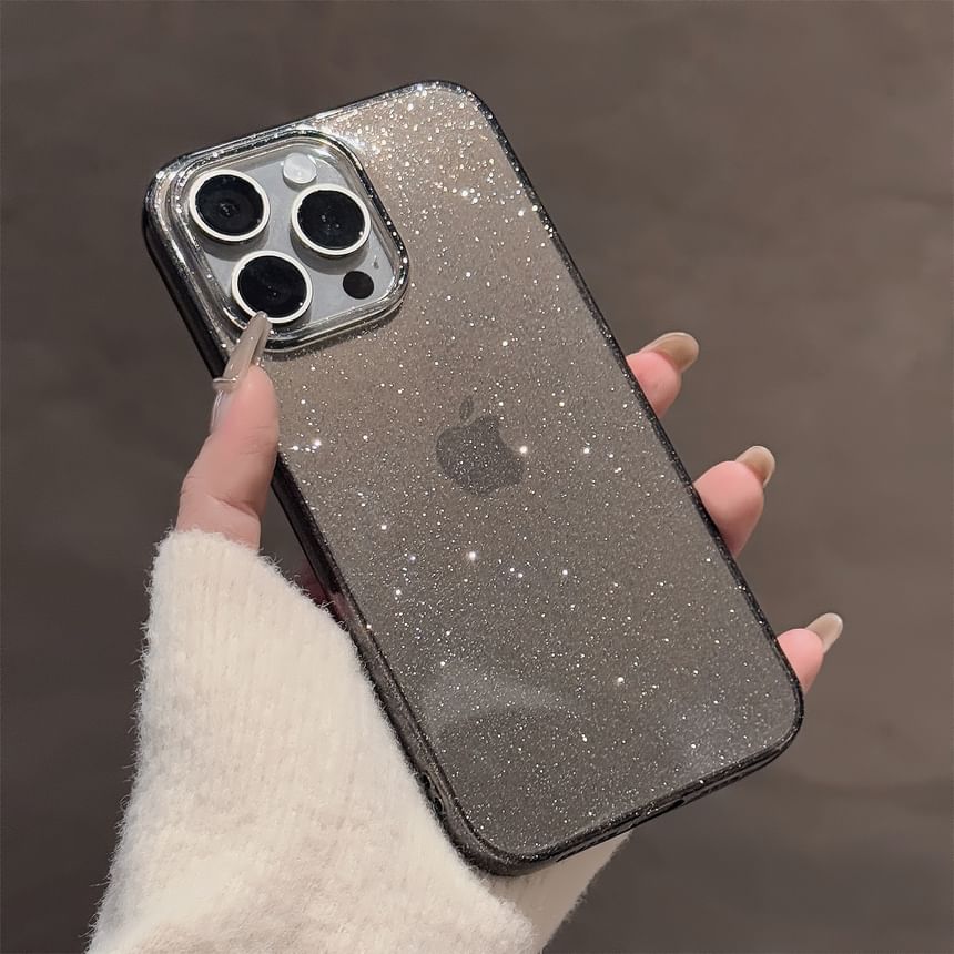 Phone Case Glitter Transparent