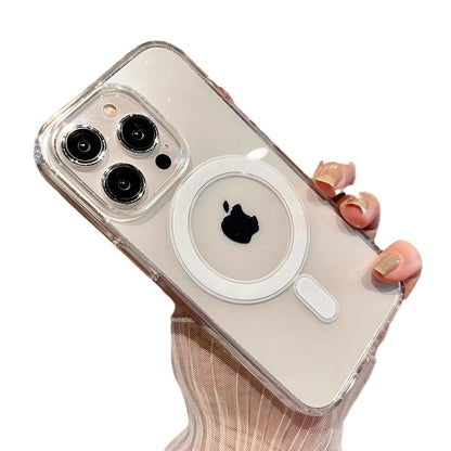 (Compatible Phone MagSafe) Case with Transparent Magnetic