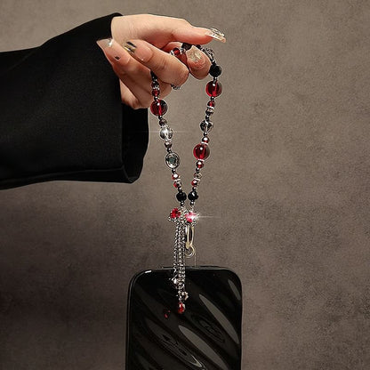 Bow Phone Faux Crystal Strap