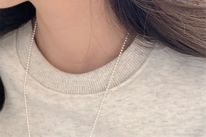 Silver 925 Faux Earring Sterling Heart Pearl Stud