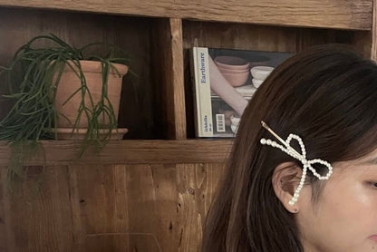 Pin Alloy Hair Pearl Faux