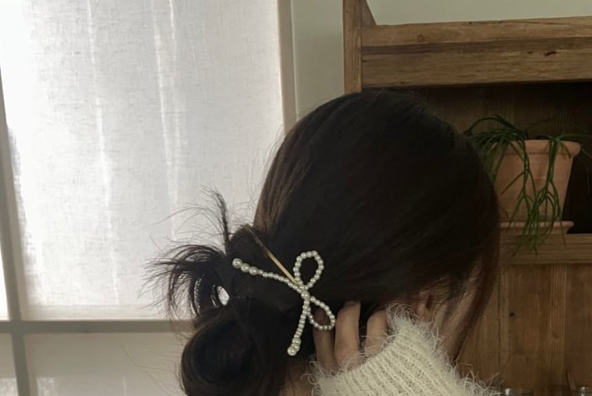 Pin Alloy Hair Pearl Faux