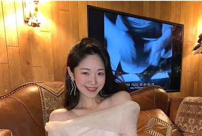 Silver Bow 925 Beaded Sterling Earring Stud