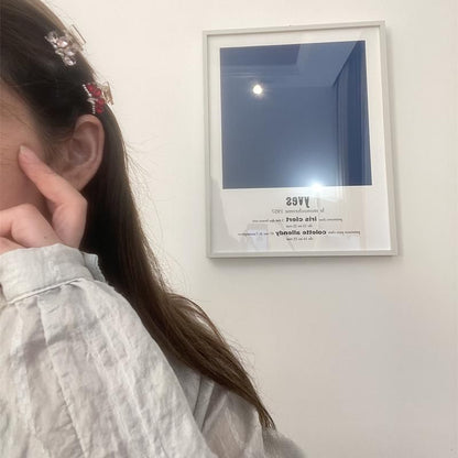 Hair Claw Acrylic Rhinestone Pearl Faux