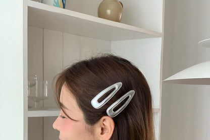 Geometric Clip Alloy Hair Set