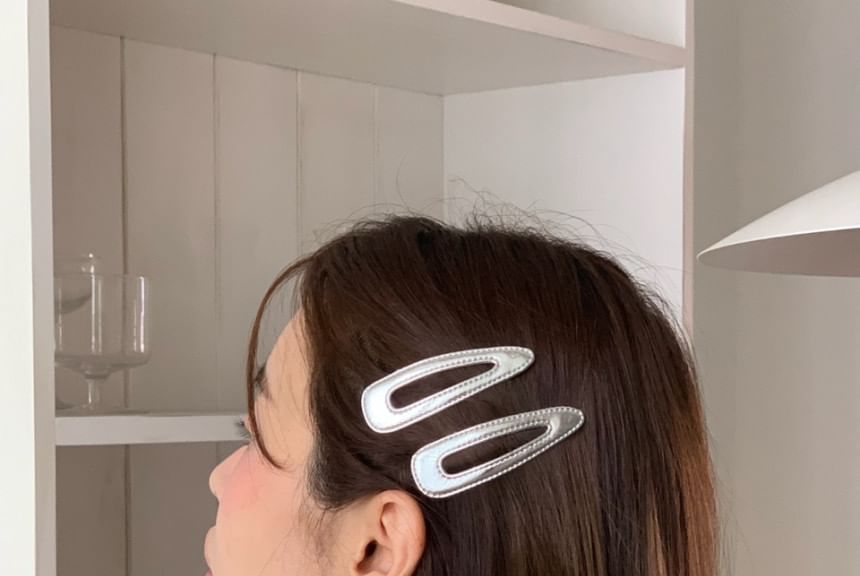 Geometric Clip Alloy Hair Set