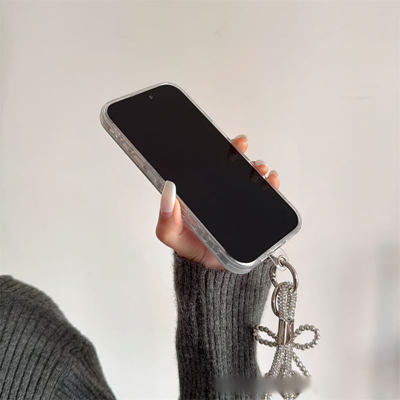 Polka Strap Set / Phone Bow Case Dot