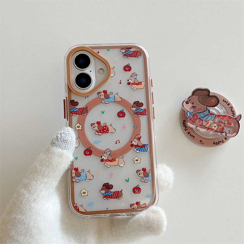 with (Compatible MagSafe) Case Phone Dog Magnetic