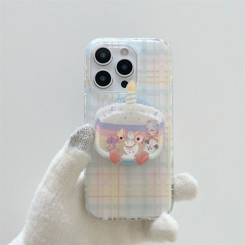 Case Magnetic Phone (Compatible with Plaid MagSafe)