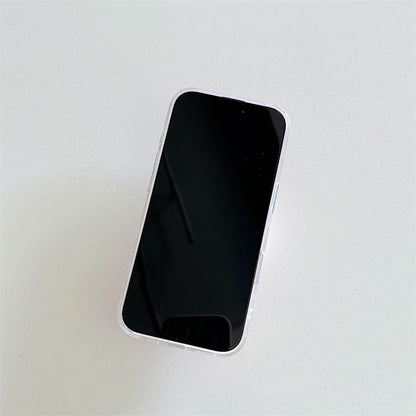 Case Finger Ring / Faux Set Phone Pearl Heart