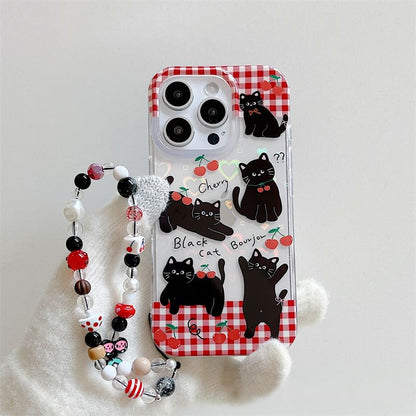 Case Cat Set Strap Phone /