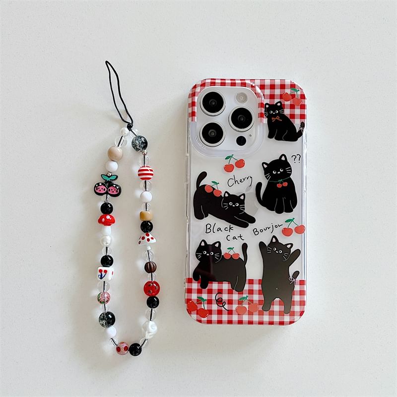 Case Cat Set Strap Phone /