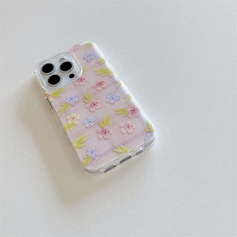 Set / Phone Floral Case Strap
