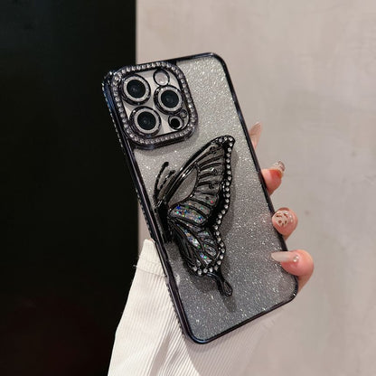 Embellished Butterfly Phone Case Stand