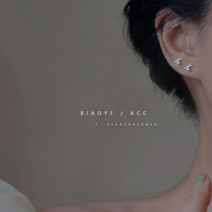 Faux Silver Pearl Earring S925 Stud Sterling