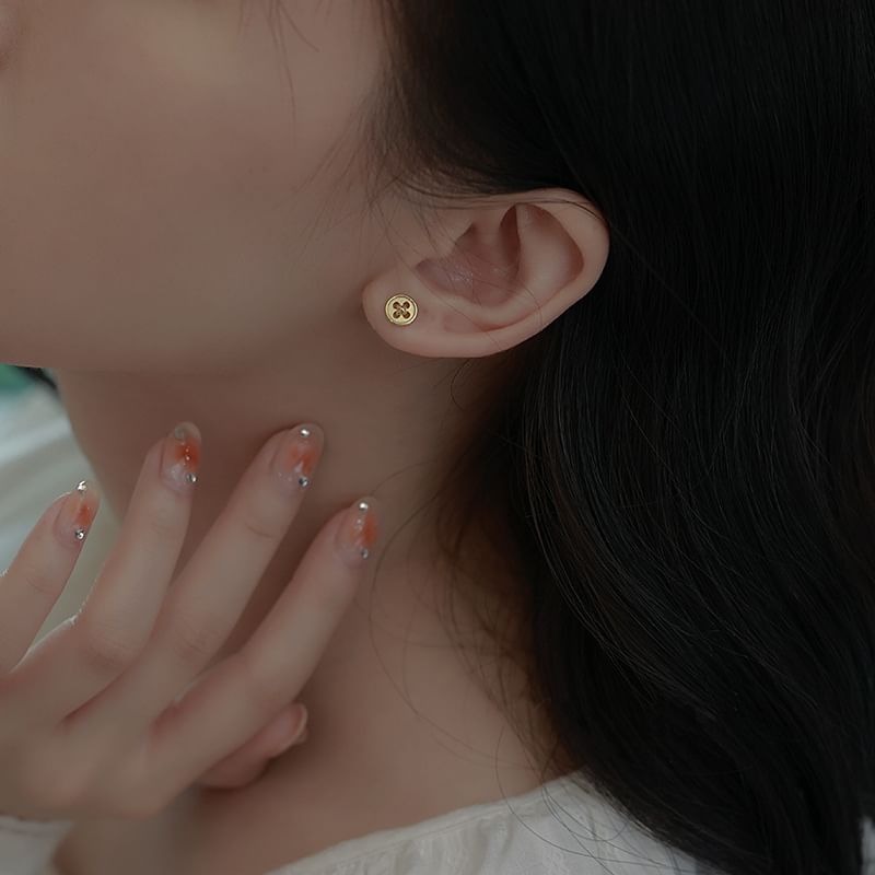 Silver Sterling Butterfly Earring Stud S925