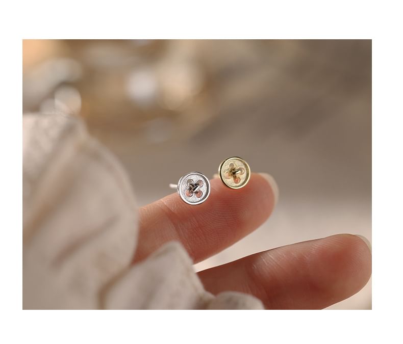 Silver Sterling Butterfly Earring Stud S925