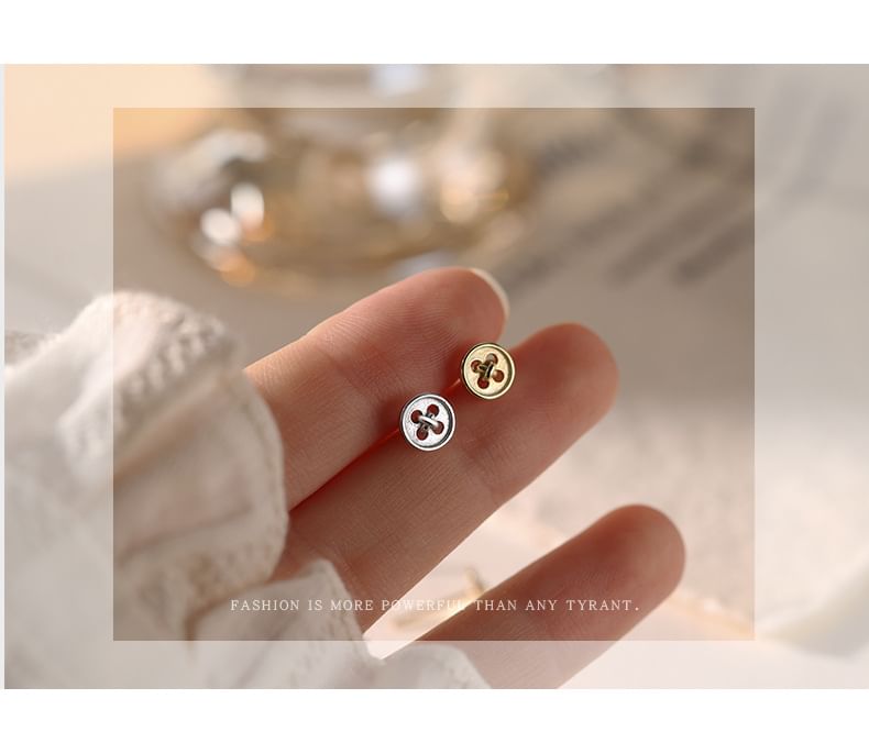 Silver Sterling Butterfly Earring Stud S925