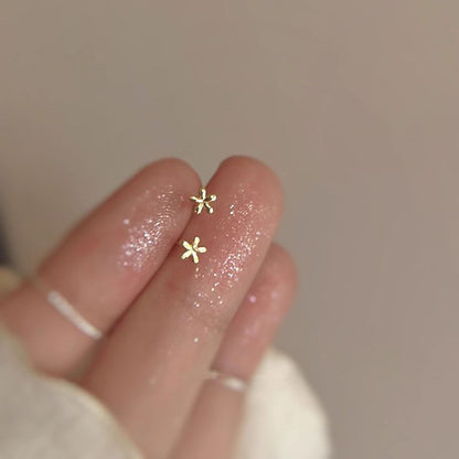 Stud Alloy Floral Earring