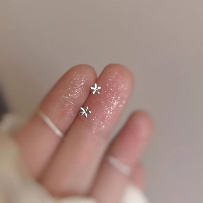 Stud Alloy Floral Earring