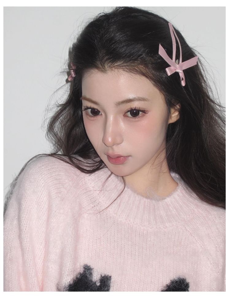 Clip Set Ribbon Hair