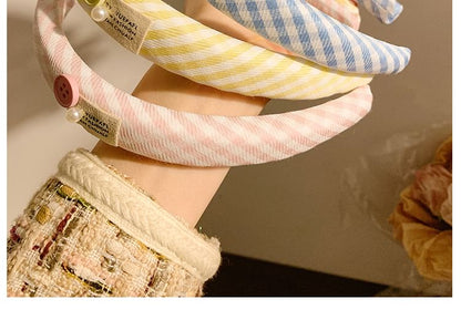 Headband Striped Thick