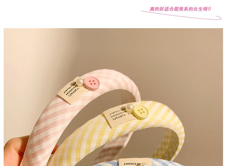 Headband Striped Thick