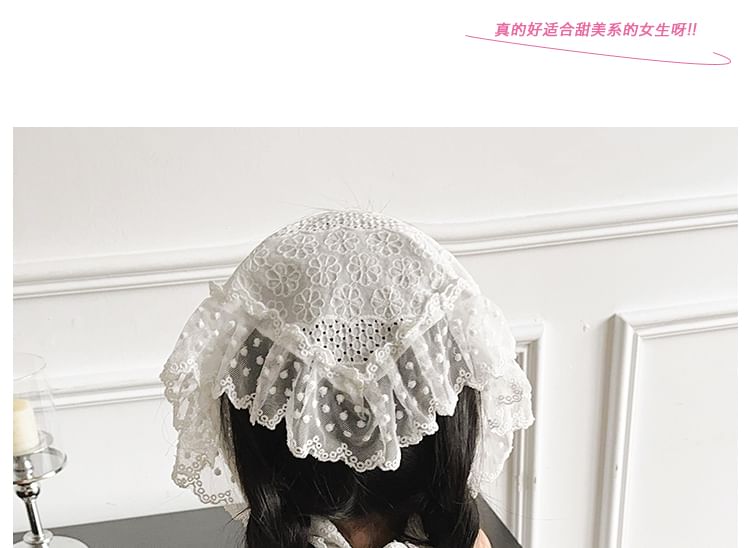 Hat Bonnet Lace
