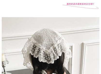 Hat Bonnet Lace