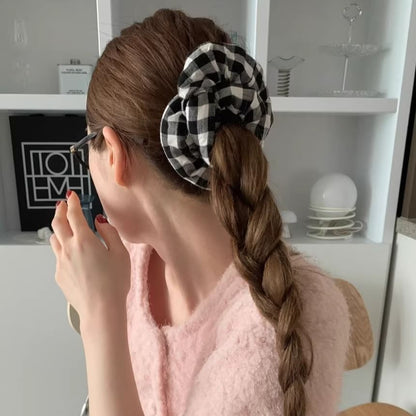 Scrunchie Plaid Padded