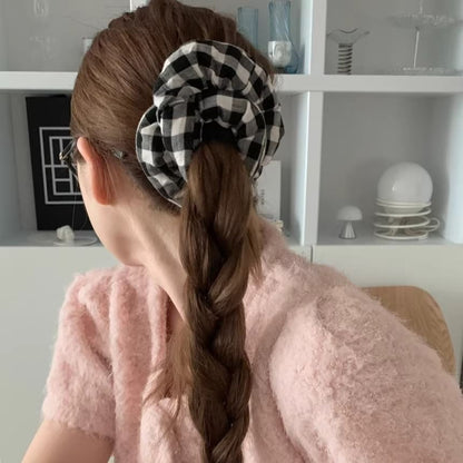 Scrunchie Plaid Padded