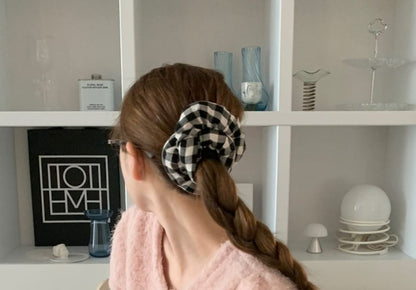 Scrunchie Plaid Padded