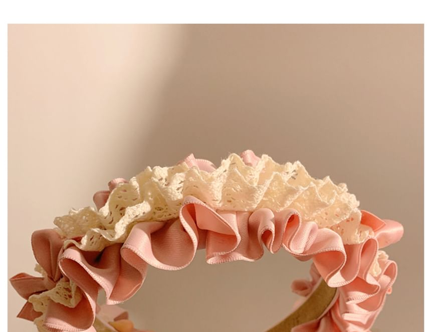 Ruffle Bow Headband