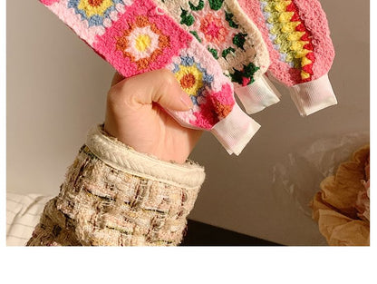 Crochet Patterned Wide Headband