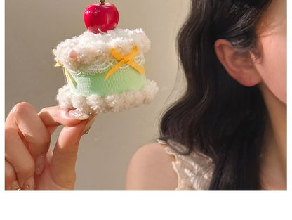 Cherry Cake Hair Clip
