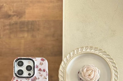 Floral Magnetic Case with Phone (Compatible MagSafe)