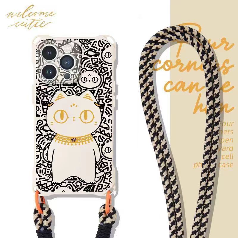 Cat Strap Set Phone / Lanyard Case