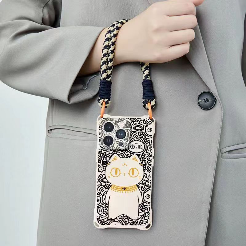Cat Strap Set Phone / Lanyard Case
