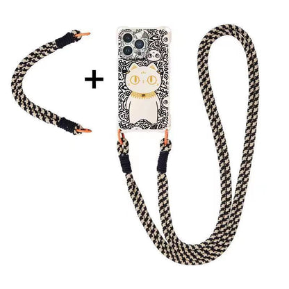 Cat Strap Set Phone / Lanyard Case