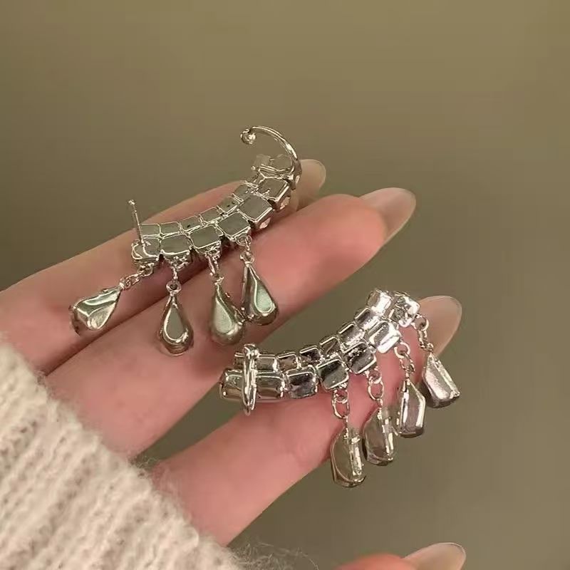 Earring Climber Rhinestone CZ