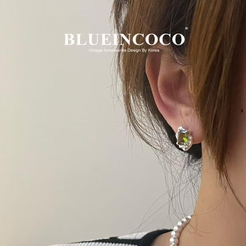 Gemstone Stud Earring